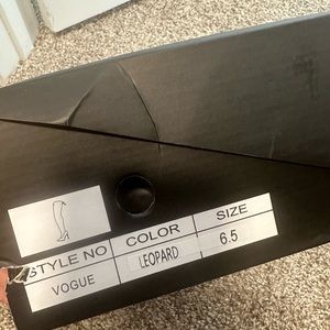 fashion nova leapord boots new